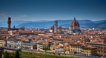 Fototapeta na wymiar Piazzale Michelangelo Florence Italy