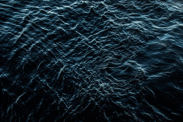 Deep dark blue ocean water