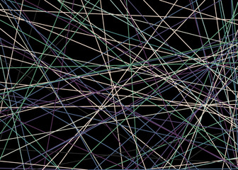 Colorful Lines Random Distribution Computational Generative Art background illustration