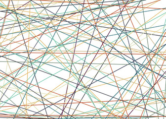 Obraz premium Colorful Lines Random Distribution Computational Generative Art background illustration