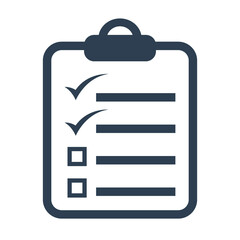 Clipboard Checklist Icon Vector
