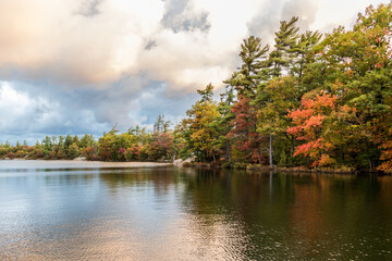 autumn on Georgian Bay, Ontario, Canada