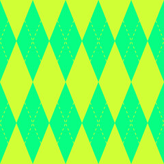 rhombus blue yellow pattern vector illustration 