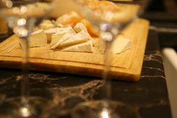 set of different snacks
