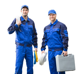 Portrait Of A Smiling Young Male Electrician