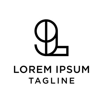 initial letter logo 9L, L9 logo template 