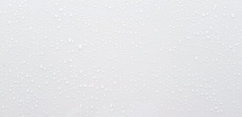 Raining or water drop on gray or white stainless steel wall for background  - Abstract wallpaper concept  - Powered by Adobe