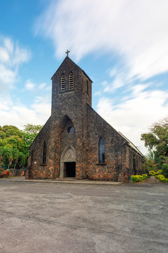 the eglise trou d'eau douce - notre dame du bon secours, Trou d'Eau Douce, Mauritius, Indian Ocean, Africa