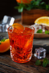 Traditional italian aperitif Aperol