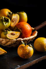 Obraz na płótnie Canvas Sweet small persimmons