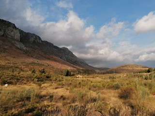 Fototapeta premium Paisaje del Torcal de Antequera Malaga Andalucia, España. Es un paraje natural único, declarado Patrimonio Mundial de la Humanidad por la Unesco.