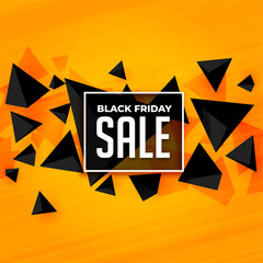abstract style black friday sale background design