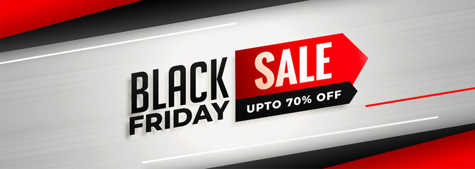 stylish black friday sale and discount banner design