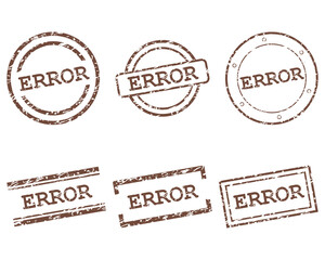 Error Stempel