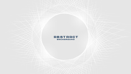 abstract white background with glowing lines mesh