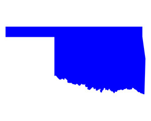 Karte von Oklahoma