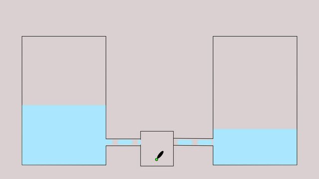 Intermediate large container, pumping fluid.