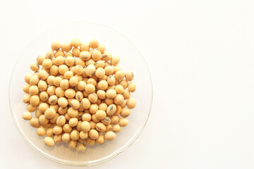 variety of bean with healthy concept