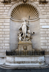 Venus statue in Piazza Unità d'Italia Trieste Italy © paola