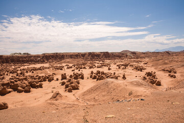 landscape on the Goblin state park in the united states of america