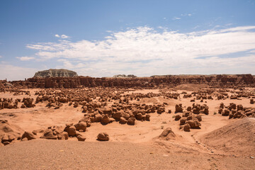 landscape on the Goblin state park in the united states of america