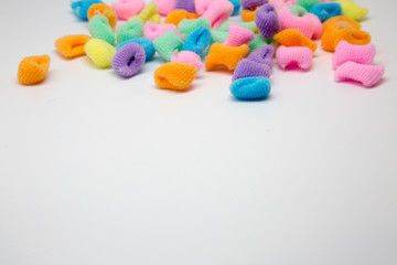 Elastic band for hair figure