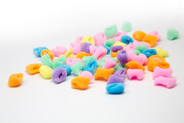 Elastic band for hair figure