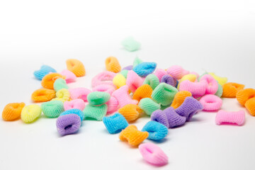 Elastic band for hair figure