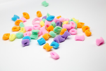 Elastic band for hair figure