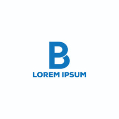 BP letter logo design template full vector