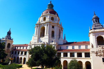 Fototapeta na wymiar Pasadena City Hall in Los Angeles County, California