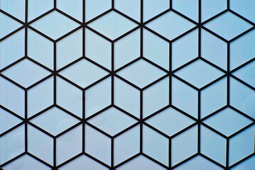abstract grid pattern blue background