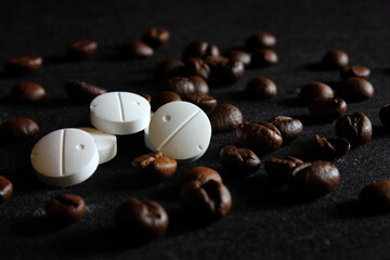 the mixing of cafeine or coffee with pain killers or other drugs, is still a subject of much debate.