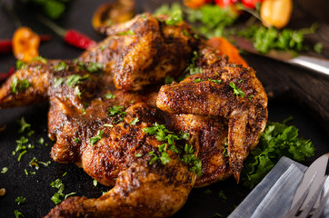 Grilled spicy chicken