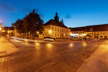 Naklejka premium City hall on main square in Reszel