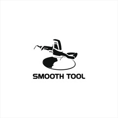 Floor coatings logo illustrations and silhouettes with black color, epoxy coatings, soft tool vector, and stock images