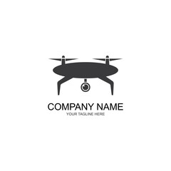 Drone Logo Template Design Vector, Emblem, Design Concept, Creative symbol, Icon