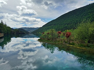 Fototapeta premium lake in mountains
