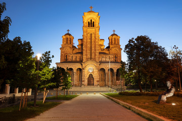 Fototapeta na wymiar St Mark Church in Belgrade