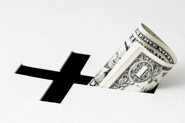 Concept of church donations and charity activity