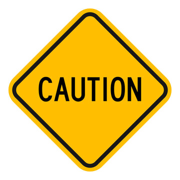 Caution sign warning symbol vector illustration