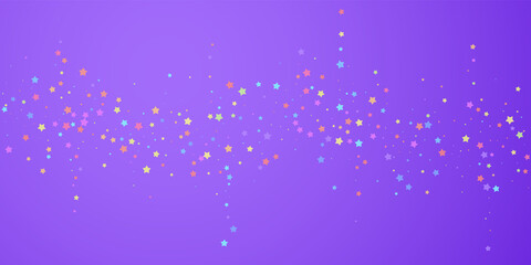 Festive confetti. Celebration stars. Colorful star