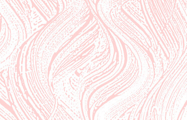 Grunge texture. Distress pink rough trace. Fascina