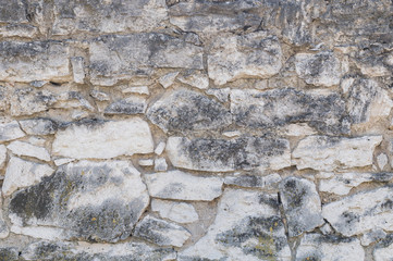 Textured background of large masonry natural stone large stone blocks. Stylish designer background
