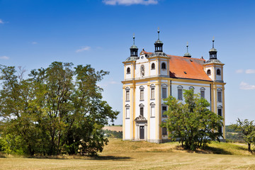 Fototapeta na wymiar st Florian church, Moravsky Krumlov, Vysocina district, Czech republic, Europe