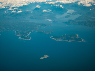Obraz premium Canada Islands forest and pacific ocean