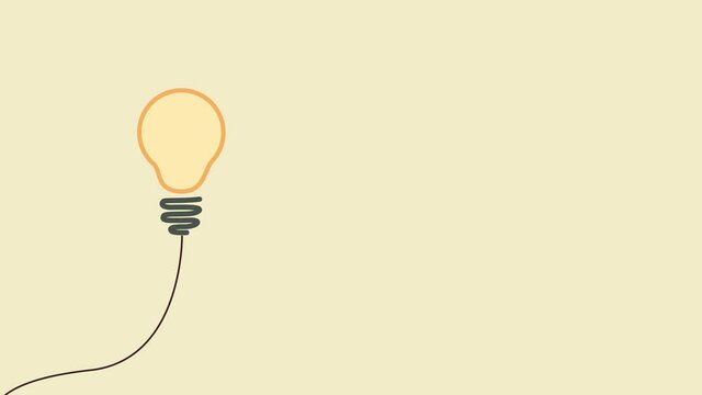 light up a light bulb with radiating rays. the concept is a good idea