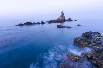 First hour of the day at the Sirenas Reef in the heart of Cabo de Gata (Almer&iacute;a)
