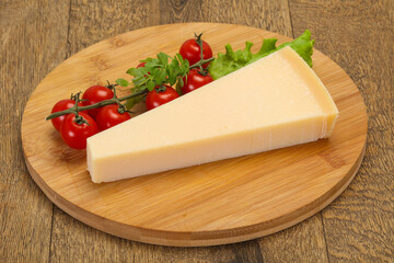 Italian traditional parmesan cheese triangle
