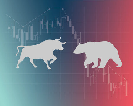 Bulle gegen B&auml;r Aktien